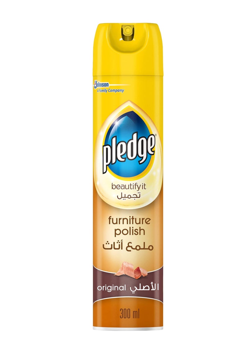 Pledge - Beautify It Furniture Polish Spray Clear 300ml - Image 1