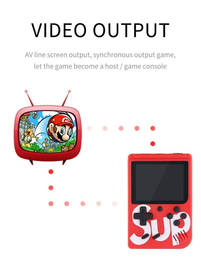 "INJOY SUP Game Box – 400 Retro Games in 1 Mini Console, TV-Compatible (Yellow)"  - Image 3