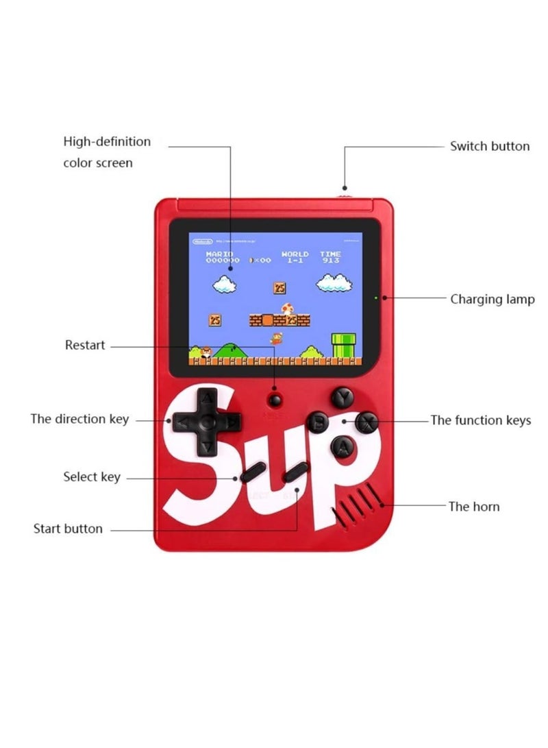 "INJOY SUP Game Box – 400 Retro Games in 1 Mini Console, TV-Compatible (Yellow)"  - Image 5