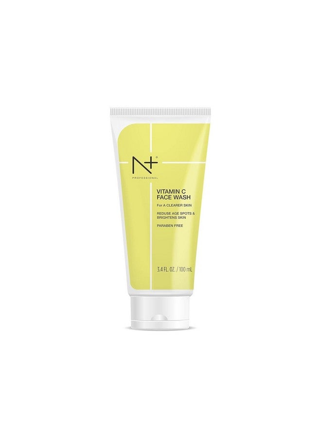 N Plus N+ Professional Vitamin C Face Wash For Oily to Normal Skin women & men, Hydration, Brightening, Pore Cleansing, Detan, Acne & Sensitive Skin, No Parabens (100ml) (Pack of 1) - Image 2