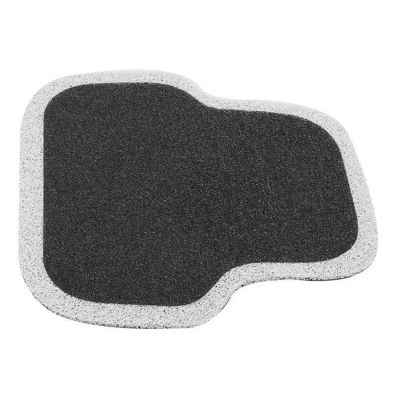 Universal Car Floor Mat Non Slip Anti Wear White Trim Front Rear Seat Pad For SUV Truck - Image 2