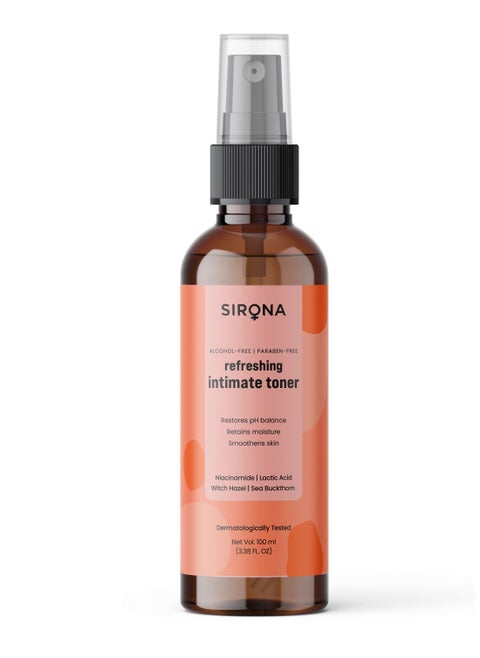 Sirona Refreshing Intimate Toner for Men & Women – 100 ml