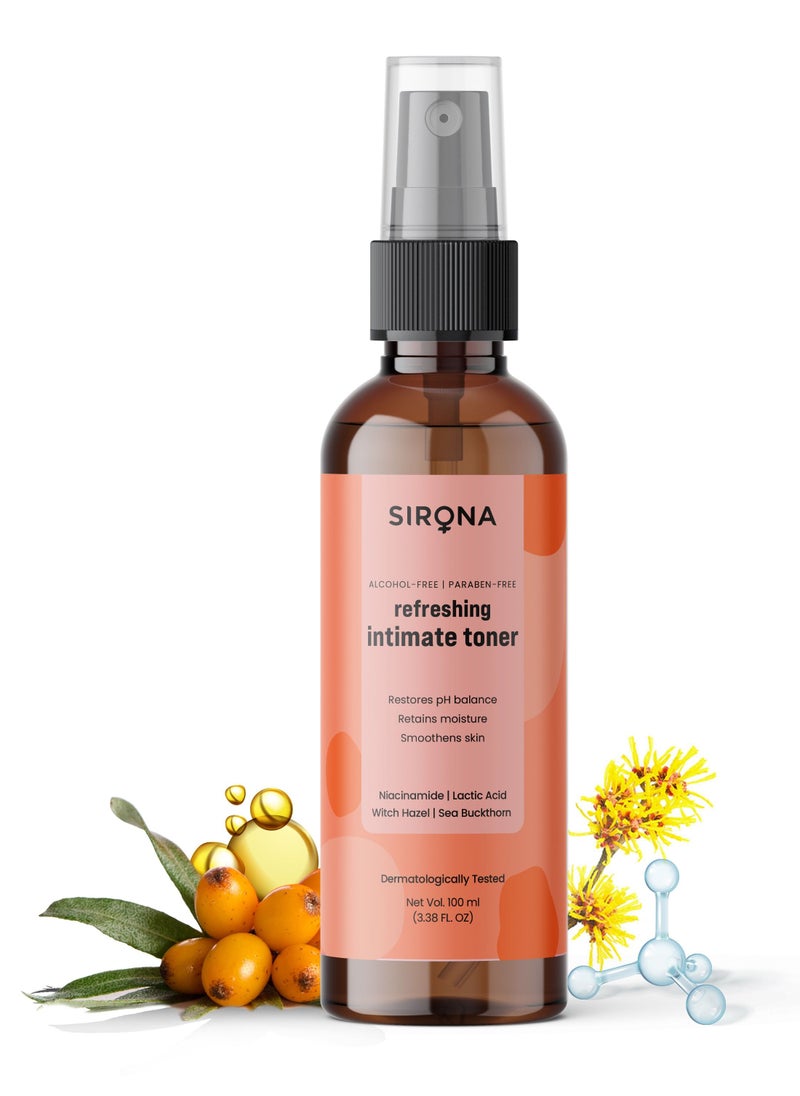 Sirona Refreshing Intimate Toner for Men & Women – 100 ml