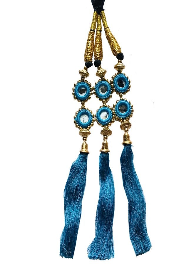 Arooman™ Punjabi Parandi Paranda Choti Braid/Tassles Hair, Hair Extensions for Girls and Women Pack_02, Color-Multi - Image 3