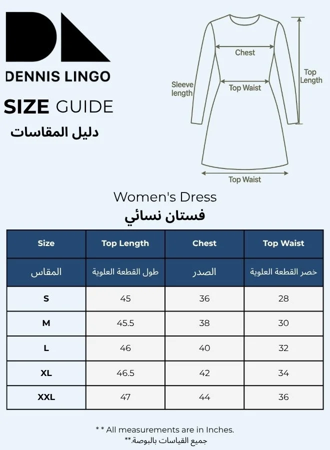 دينيس لينغو Blue Wrap Mini Dress