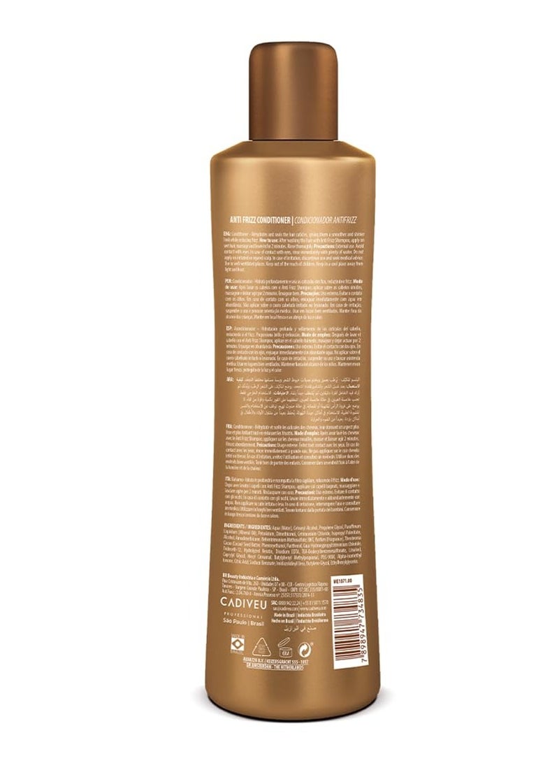 Brasil Cacau Anti-Frizz Conditioner White 300ml - Smoother, Shinier Hair for All Hair Types - Image 5