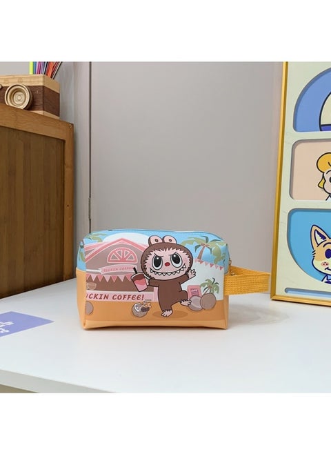 Cartoon Pencil Bag Large Capacity Multi-function High-value Girl Cute Primary School Stationery Bag Creative Coin Purse Cross-border-Color:Style Twenty-one-Size:11.5X20X10