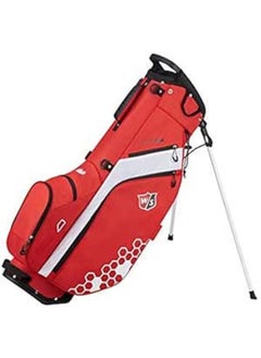 Wilson Wilson Staff Golf Bag, Feather Golf Stand Bag, Carry bag, Red/White, Integrated stand  - Image 1