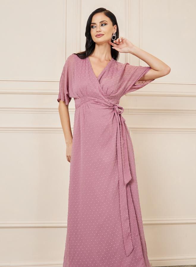 Styli Dotted Chiffon Dress  - Image 2