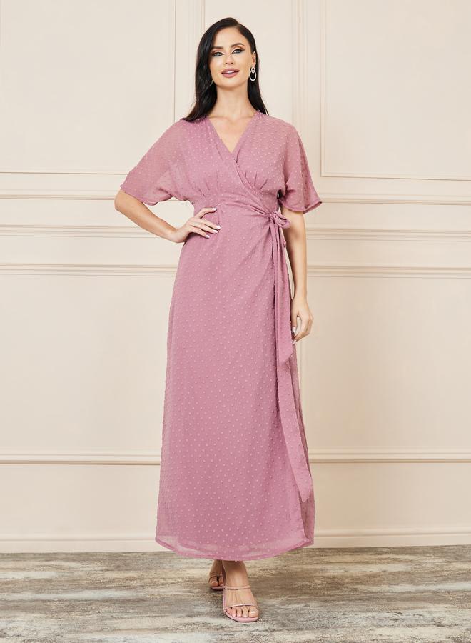 Styli Dotted Chiffon Dress  - Image 1