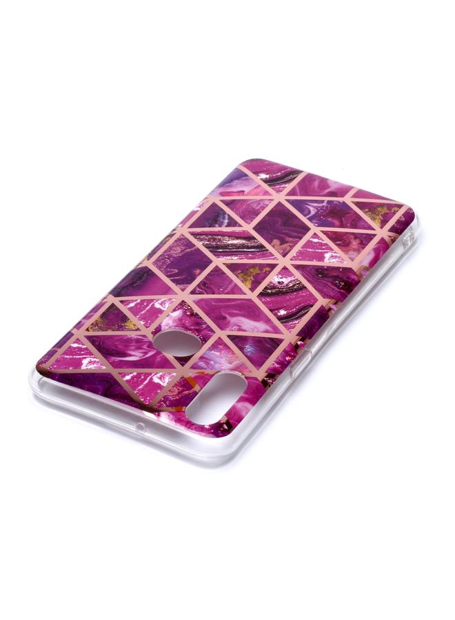 S-TOP Case For Galaxy A10s Plating Marble Pattern Soft TPU Protective Case - Image 4