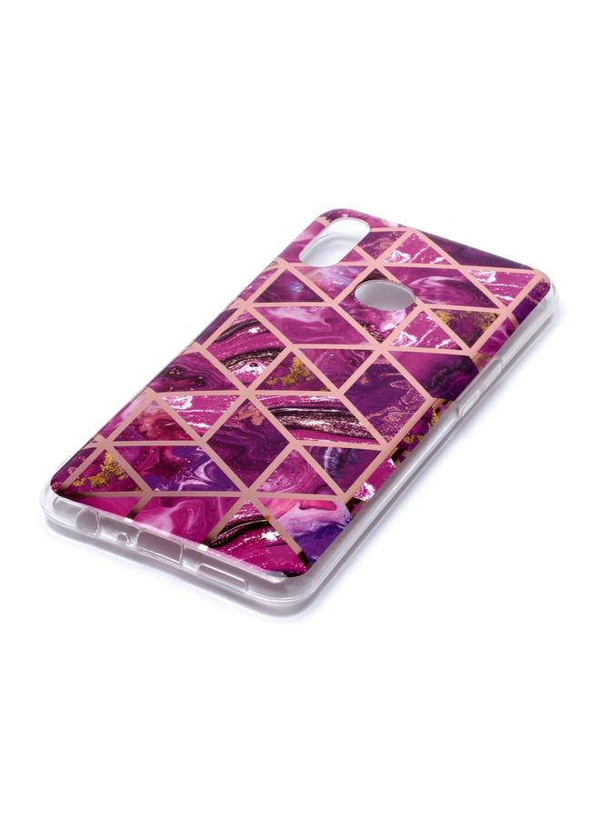 S-TOP Case For Galaxy A10s Plating Marble Pattern Soft TPU Protective Case - Image 3