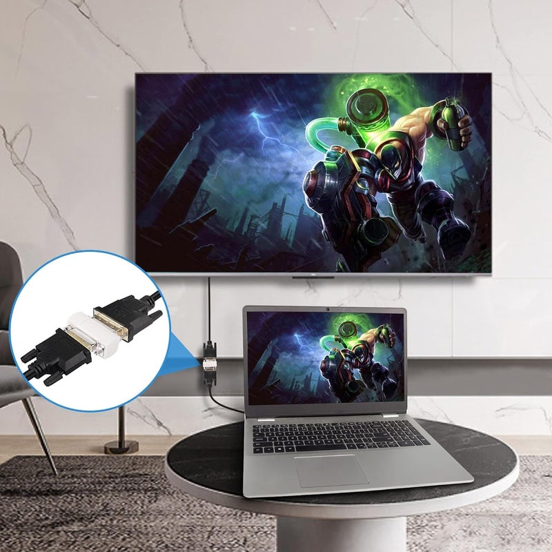 Tobo DVi Female to Female Coupler Gender Changer Adapter, DVi 24+5/DVI-I Compatible with 24+1 DVi Extend Monitor Cable for TV PC Monitor Projector TD-1393CC - Image 5