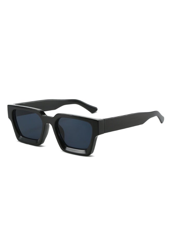 HDCRAFTER Thick Square Sunglasses for Men Women Retro Chunky Rectangle Shades UV400 Protection - Image 2