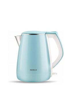 Havells Havells Electric Kettle Aqua Plus 1250 Watts 1.2 liters , Double Layered Cool Touch Outer Body | 304 Rust Resistant SS Inner Body with Auto Shut Off | Wider Mouth | 2 Yr Manufacturer Warranty (Blue) 