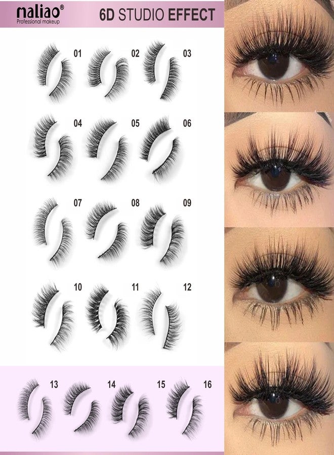 Maliao 6D Studio Effect Eyelashes: Cruelty-Free Black Lash Blend (6D 11) - Image 3