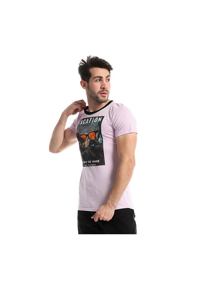 Andora Casual Printed Round Neck T-Shirt  - Image 2