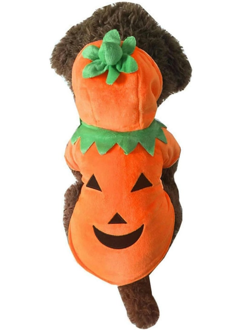 VUCATIN Dog Costume Pet Dog Pumpkin Costume, Pet Cat Dog Cosplay Costumes, Dog Outfits Clothes Fleece Hoodie Halloween Costumes for Dogs Puppy Cats - Image 5