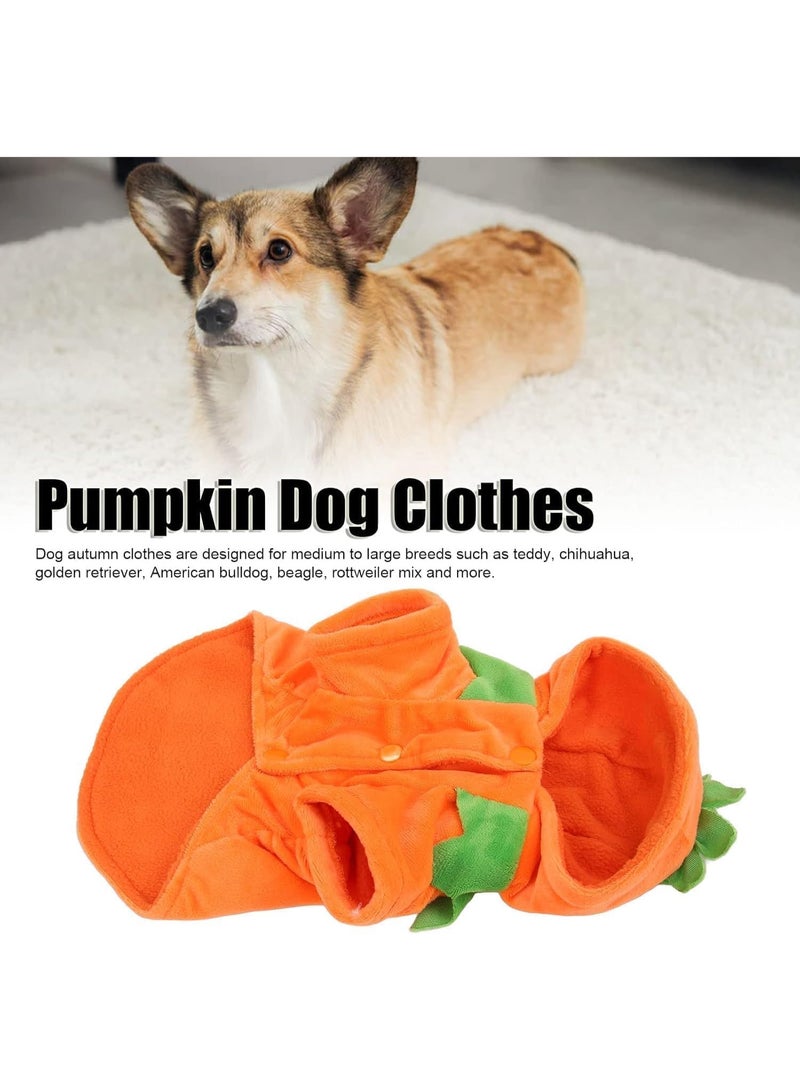 VUCATIN Dog Costume Pet Dog Pumpkin Costume, Pet Cat Dog Cosplay Costumes, Dog Outfits Clothes Fleece Hoodie Halloween Costumes for Dogs Puppy Cats - Image 3