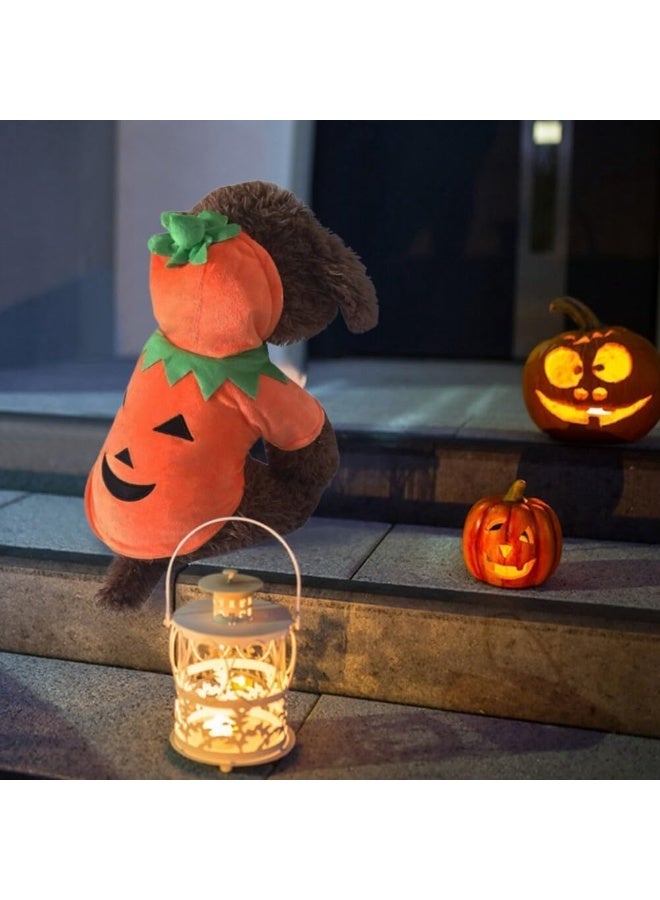VUCATIN Dog Costume Pet Dog Pumpkin Costume, Pet Cat Dog Cosplay Costumes, Dog Outfits Clothes Fleece Hoodie Halloween Costumes for Dogs Puppy Cats - Image 2