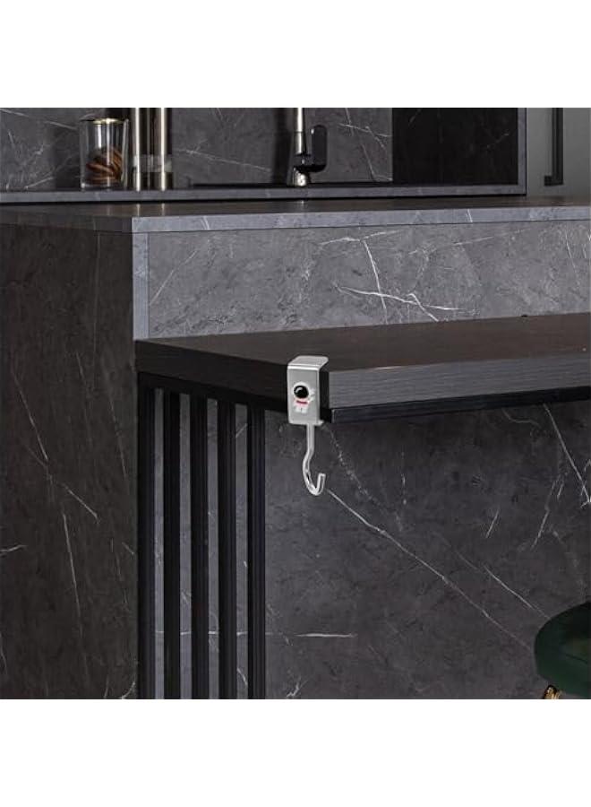 2pcs Desk Mount Bag Holder Hook Clamp-on Under Desk Headphone Holder Backpack Hanger for Controllers Headphones Headset Bag Purse Hanging - Image 3