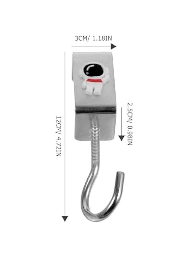 2pcs Desk Mount Bag Holder Hook Clamp-on Under Desk Headphone Holder Backpack Hanger for Controllers Headphones Headset Bag Purse Hanging - Image 2