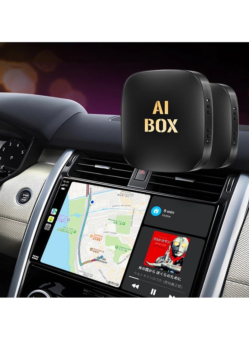 CarPlay Adapter 4+64GB Wireless AI Box, Supports YouTube Netflix, Wireless CarPlay & Android Auto, Plug & Play CarPlay Dongle with Split Screen - Image 3