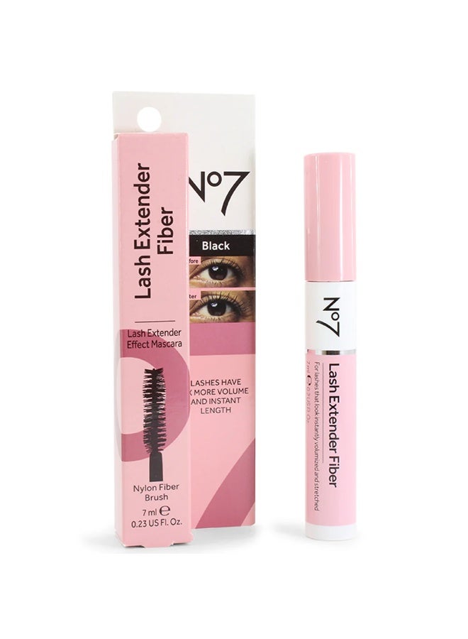 Boots No.7 No7 Fiber Lash Mascara - Black (7ml) - Image 1