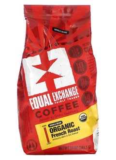 Equal Exchange Organic Coffee Whole Bean French Roast 10 oz (283.5 g) 