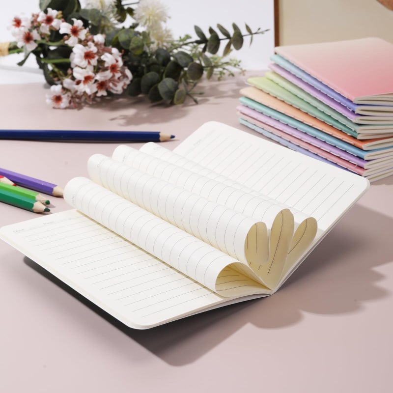 Ddaowanx Small Lined Notepads, Bulk Cute Mini Journals,3.5 x 5.5 Inches,72 Pages, Pocket Notebooks Set Colorful Cover Notebooks for Kids, Party Favors (30) - Image 5