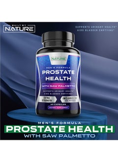 Saw Palmetto Prostate Supplements For Men Dht Blocker For Hair Loss Volume Increaser & Bladder Flow Support Extra Strength Prostate Health Complex 60 Capsules - pzsku/Z7AE1FA650A20D8452127Z/45/_/1695146029/df78f61b-d794-452d-9354-830f4d3666a7