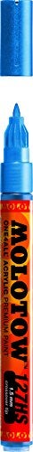 MOLOTOW ONE4ALL Acrylic Paint Marker, 1.5mm, Metallic Blue, 1 Each (127.502) - Image 1