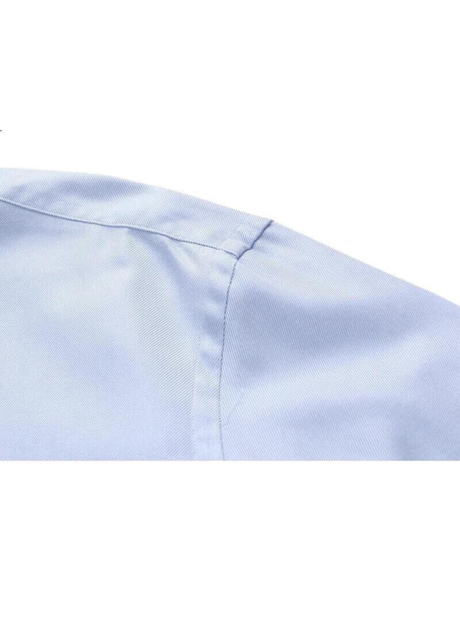 Youngor Men'S Shirt Spring And Autumn, Casual Formal Shirt For Young Men, Vldp12134Ija, Light Blue, Size 40 - Image 2