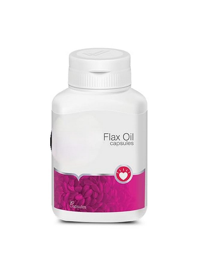 Flax Oil Dietary Supplement Capsules, 90 Count, Natural Source