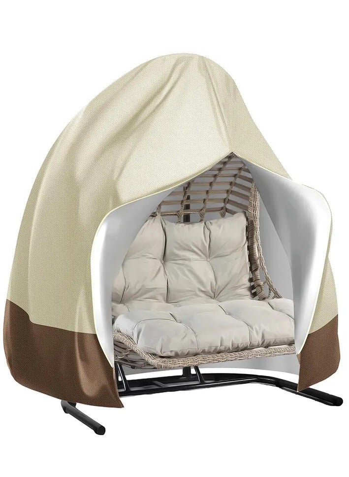 Meetion 420D Outdoor Swing Waterproof and Dust-Protected Eggshell Hanging Chair Cover Made of Durable Polyester, 190*115cm  - Image 1