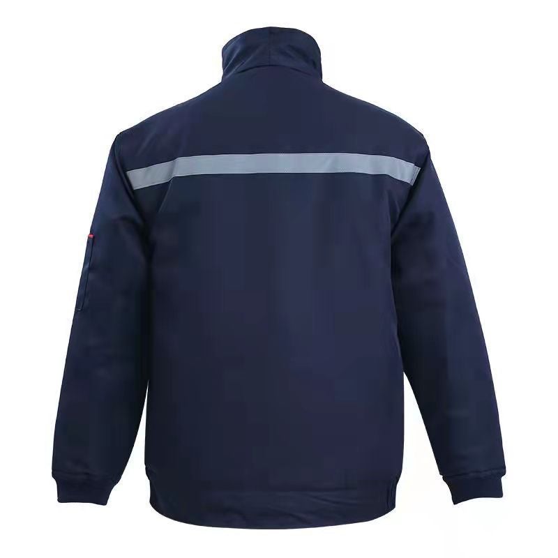 Winter Overalls Cotton-Padded Jacket Cotton-Padded Jacket Men'S Auto Repair Cold Storage Workshop Outdoor Thickened Warm Winter-Proof Cotton-Padded Jacket Labor Protection Clothing - Image 4