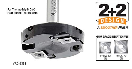 Amana Tool - Spoilboard 2+2 2-1/2" D 1/2 Shk (RC-2251), Industrial Grade - Image 3
