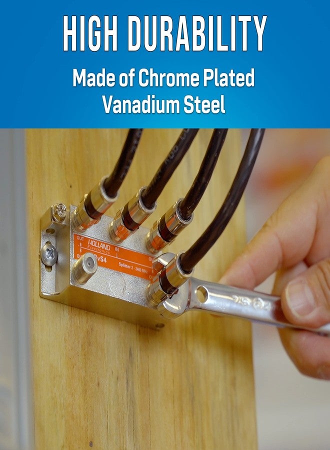 Jonard Tools ASW-3 Speed Wrench Kit, 9/16", 1/2", 7/16", Chrome - Image 5