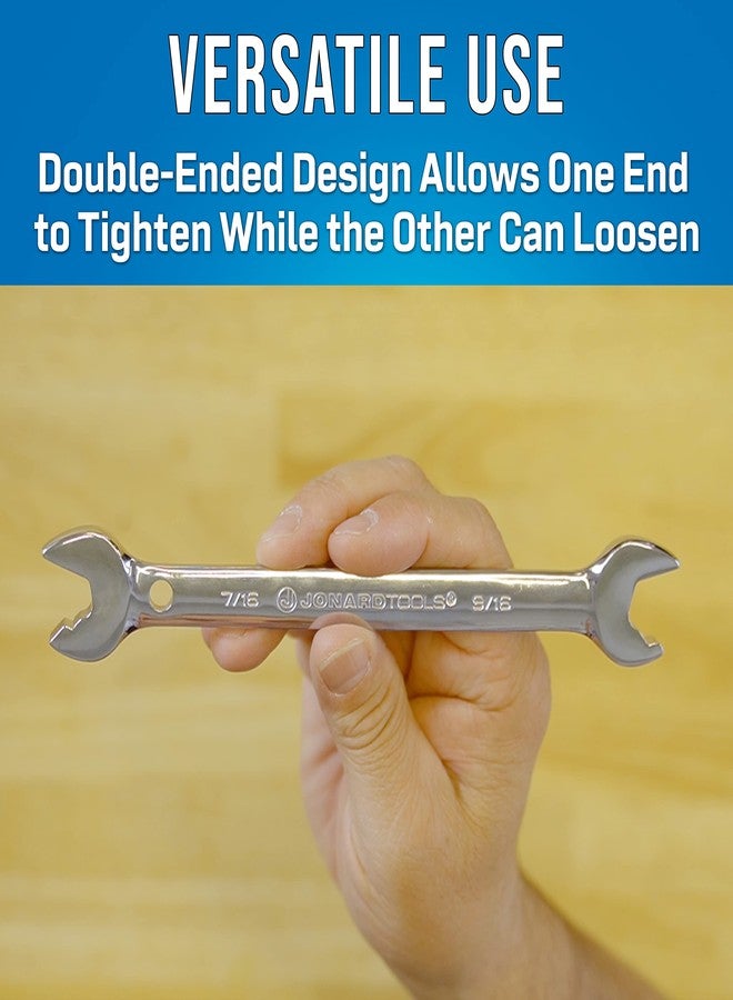 Jonard Tools ASW-3 Speed Wrench Kit, 9/16", 1/2", 7/16", Chrome - Image 3