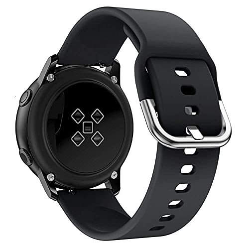 ACM Watch Strap Silicone Belt 22mm compatible with Cmf By Nothing Watch Pro Smartwatch Sports Hook Band Black - Image 5