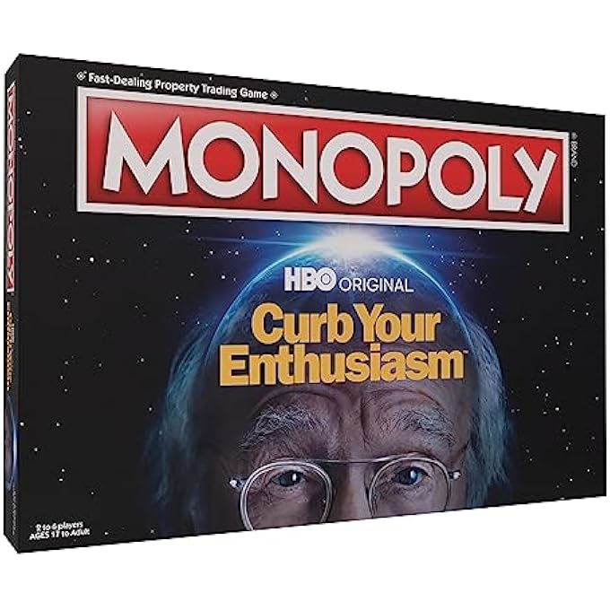 USAopoly MONOPOLY Curb Your Enthusiasm  Play as Larrys Glasses Golf Clubs Hybrid Car  more  Officially Licensed Collectible Game Based On Hit HBO Comedy Series - Image 2