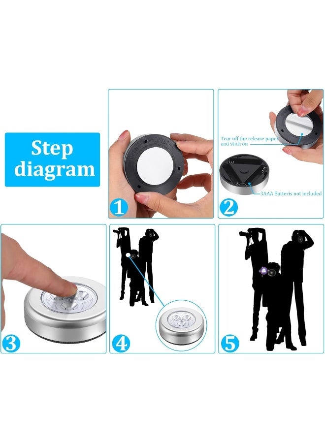 ARS Halloween Paparazzi Props Photo Backdrop With Red Carpet Runner for Party, Academy Awards, Outdoor Movie Night - 6 Pcs Party Decorations Accessory Set - Image 4