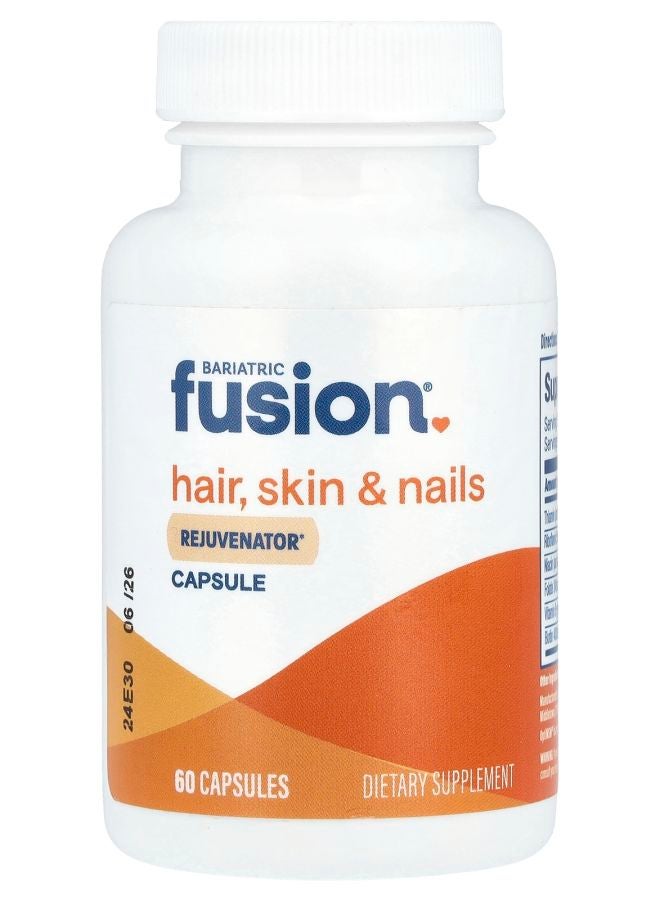 Bariatric Fusion Hair Skin & Nails Rejuvenator 60 Capsules - Image 1