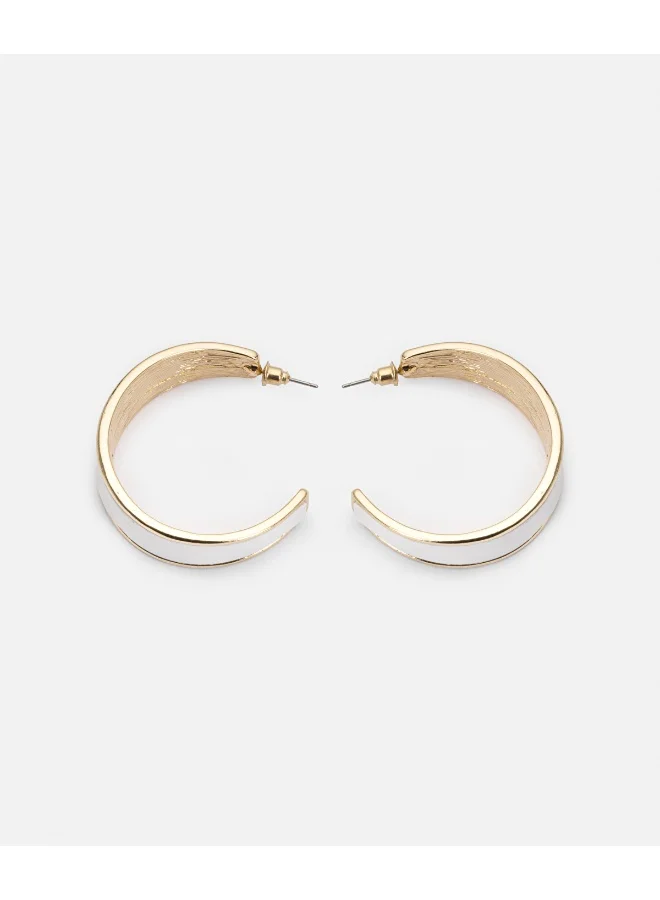 إبيكيول Contrast Hoop Earrings