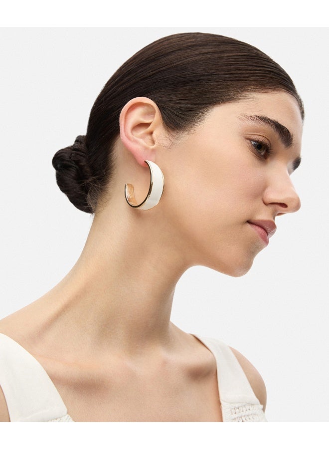 Ipekyol Contrast Hoop Earrings  - Image 3