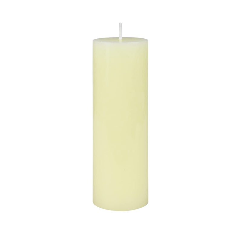 Zest Candle 6 Inch Pale Ivory Pillar Candle - Image 5