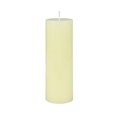 Zest Candle 6 Inch Pale Ivory Pillar Candle - Image 1