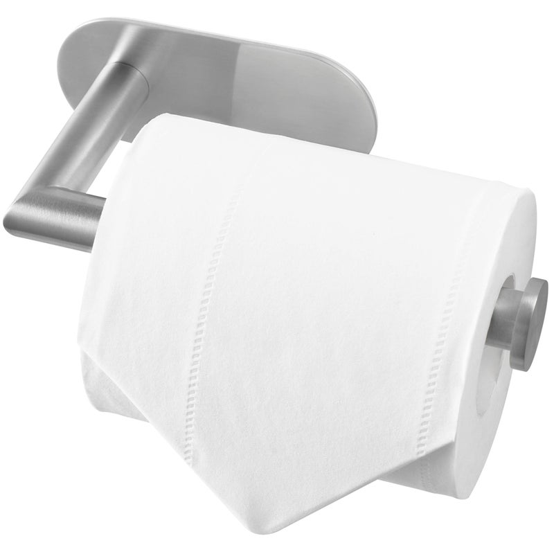 HITSLAM Stainless Steel Toilet Paper Holder Self Adhesive Rust Proof Heavy Duty for Bathroom
