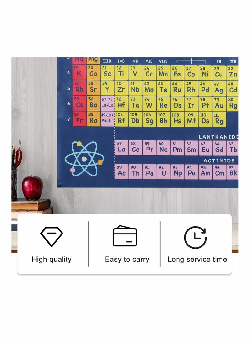 ملصق للجدول الدوري للعناصر 40 سم × 60 لافتة علمية لمخطط الكيمياء الزرقاء للمعلمين والطلاب في الفصول الدراسية والمنزل جميع العناصر 118 - Image 5