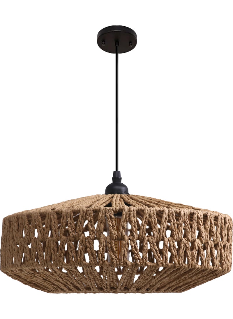 Hummer Bamboo pendant light E27*1L, 650 mm diameter - Image 3